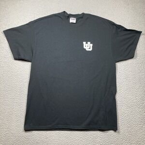 University of Utah Utes T Shirt Mens Shirt XL Black Short Sleeve NCAA ‎ #38